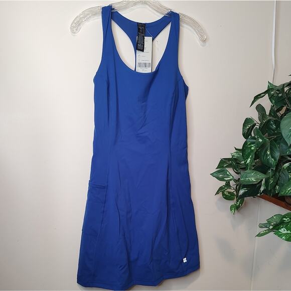 Sweaty Betty Power Workout Tank Dress NWT Blue XS - Picture 6 of 11